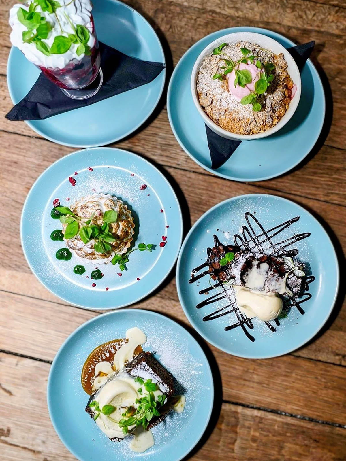 mixed desserts
