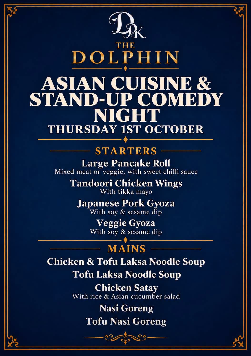 comedy & asian night